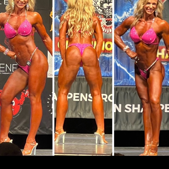 Pink NPC Competition Wellness Bikini - Picture 8 of 8